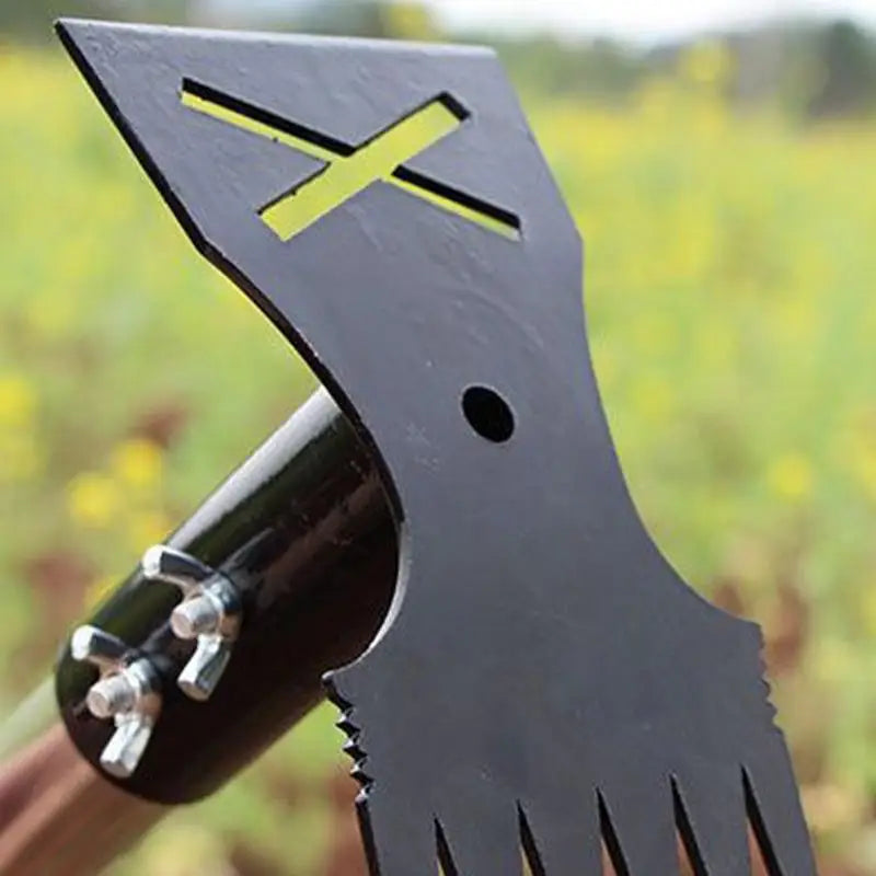 2-in-1 Long Handle Weed Puller & Hoe Tool – Adjustable & Durable