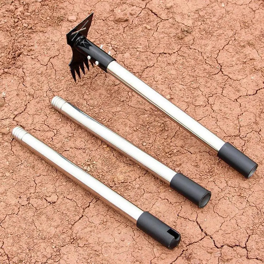2-in-1 Long Handle Weed Puller & Hoe Tool – Adjustable & Durable