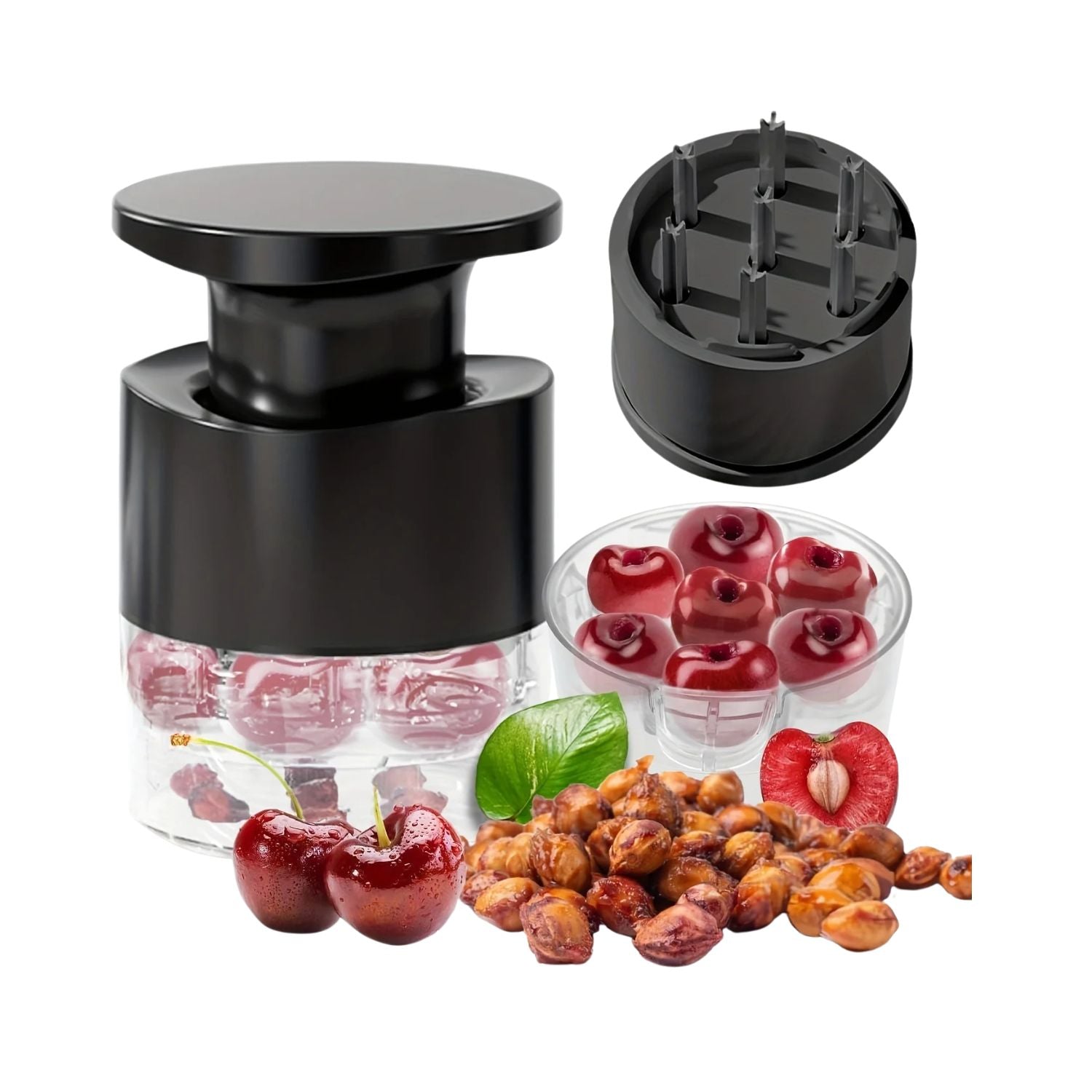 7-Hole Cherry Pitter Tool – Fast, Easy, and Mess-Free Pit Removal