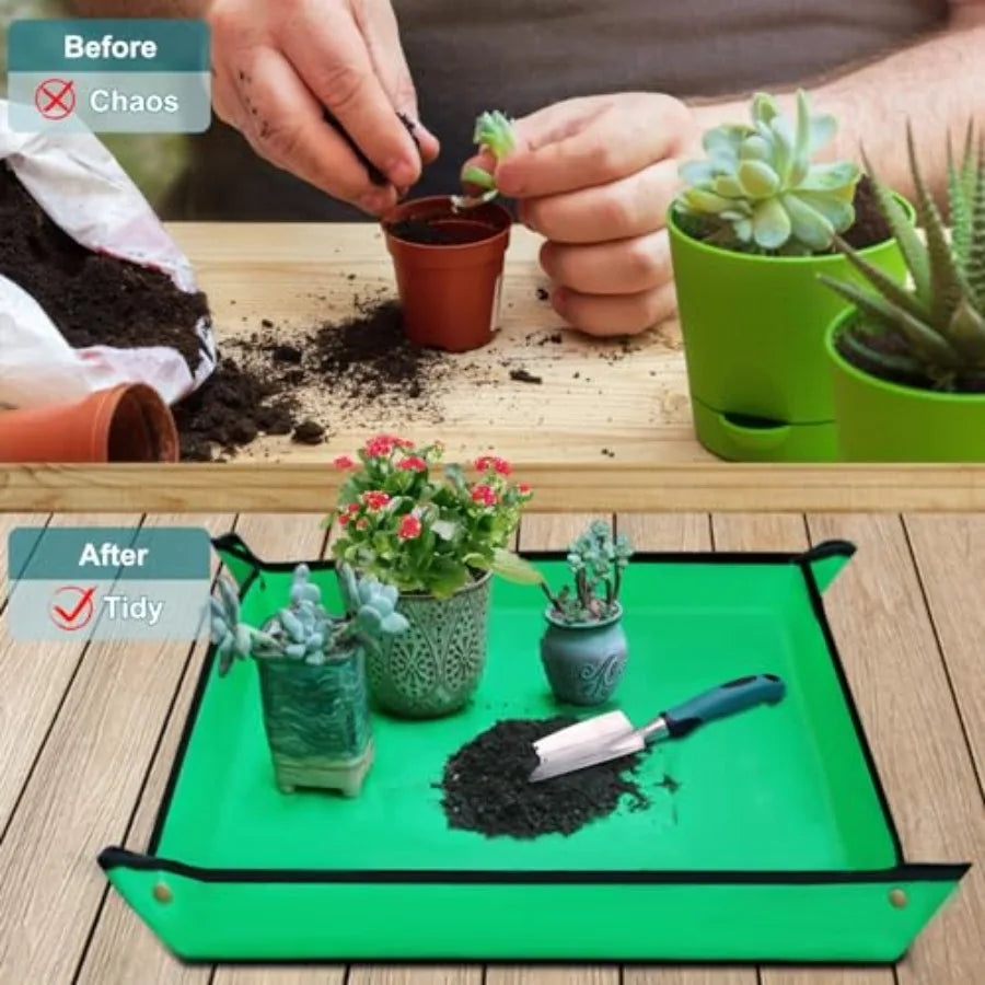 7-Piece Garden Tools with Storage Bag  – Ergonomic Handles & Strong