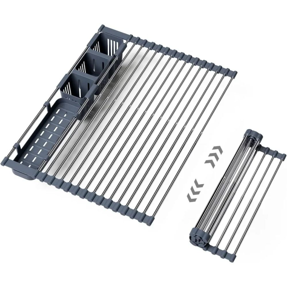 Adjustable Dish Drying Rack - Heat-Resistant and Durable
