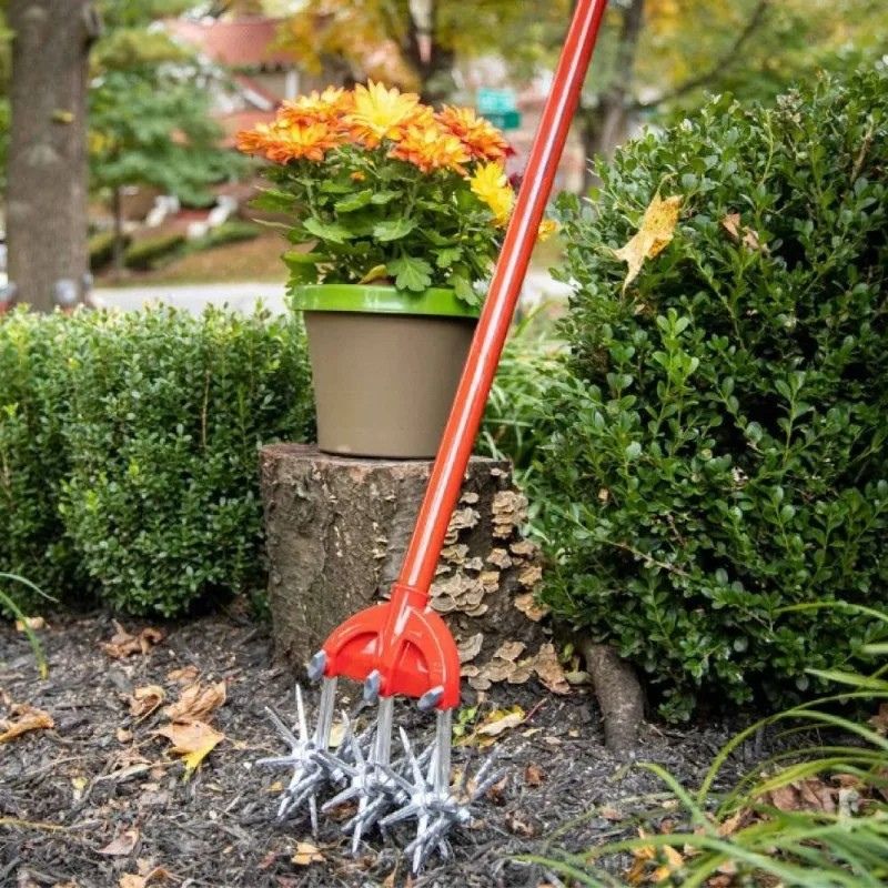 Adjustable Garden Cultivator – Long Handle, Rust-Proof & Easy Weed Removal