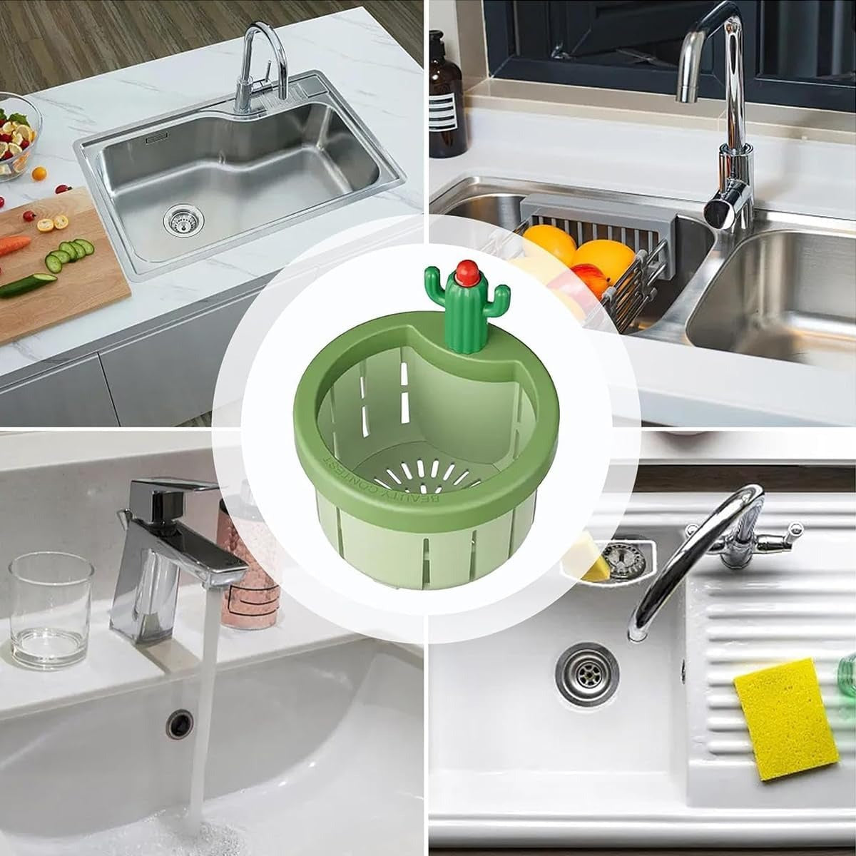Automatic Sink Strainer Basket – Anti-Clog Kitchen Filter