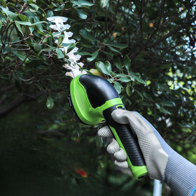 Cordless Grass & Shrub Trimmer – 2 in 1 Rechargeable Cutter