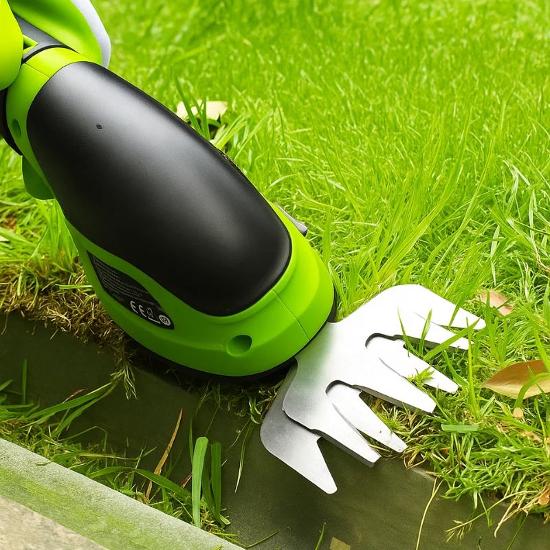 Cordless Grass & Shrub Trimmer – 2 in 1 Rechargeable Cutter