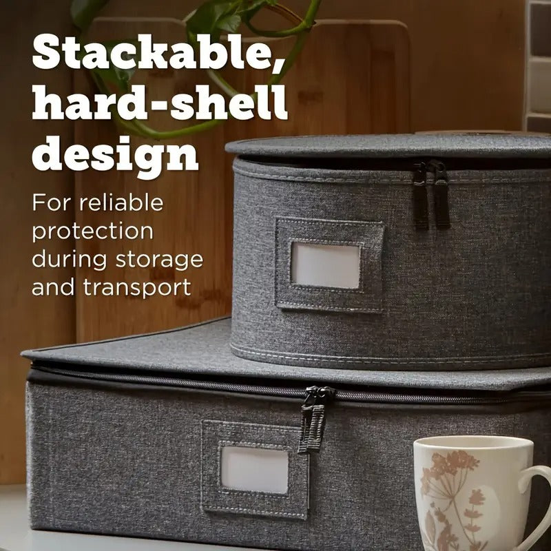 Dinnerware Storage Boxes – Plates, Glasses & Mug Protectors