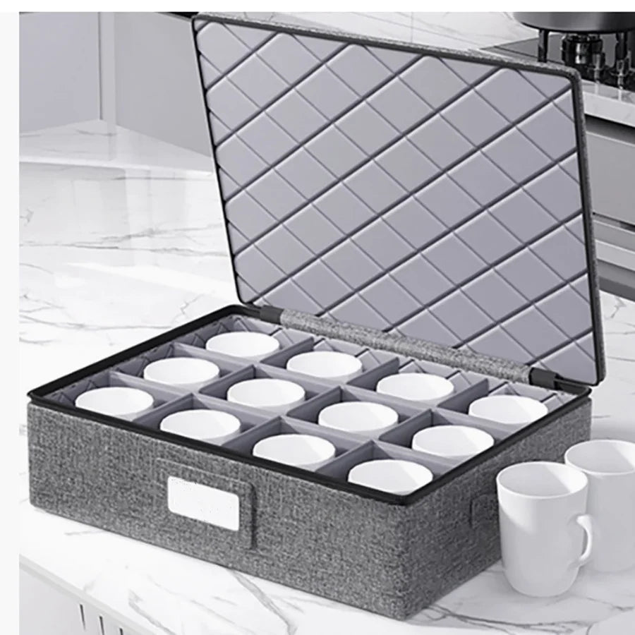 Dinnerware Storage Boxes – Plates, Glasses & Mug Protectors