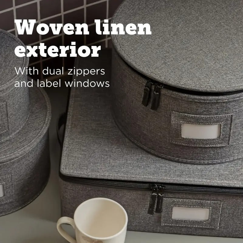 Dinnerware Storage Boxes – Plates, Glasses & Mug Protectors