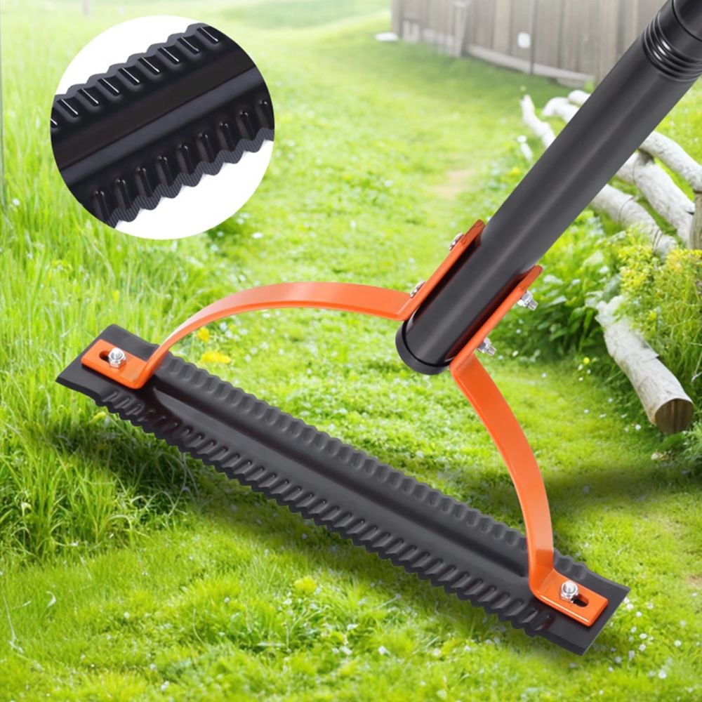 Double Edged Grass Whip – Long Handle Manual Grass & Weed Cutter for Gardening