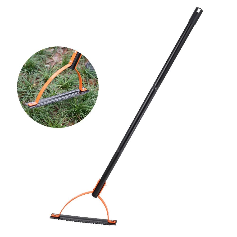 Double Edged Grass Whip – Long Handle Manual Grass & Weed Cutter for Gardening