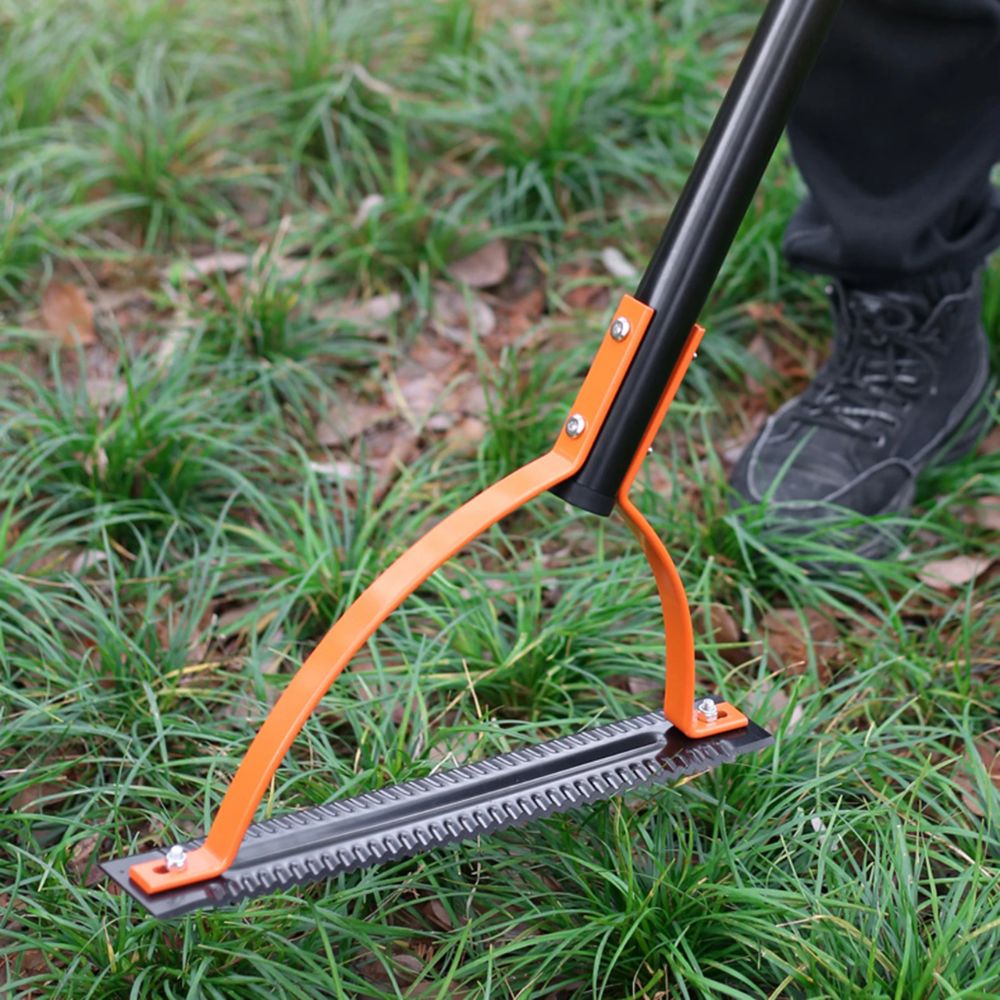 Double Edged Grass Whip – Long Handle Manual Grass & Weed Cutter for Gardening