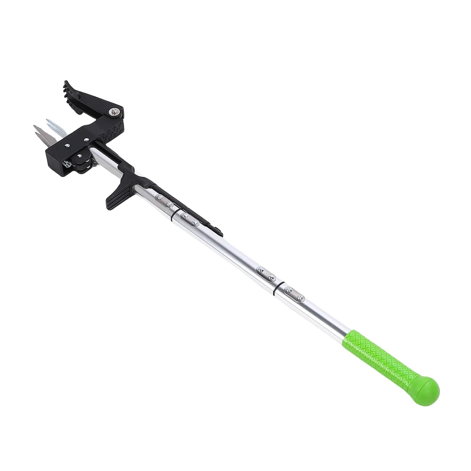 Dual Head Stand Up Weeder Tool - Anti-Slip Claw Grip & Long Handle