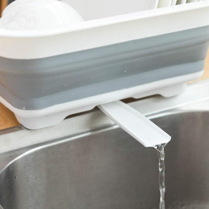 Foldable Dish Rack – Portable Kitchen Storage & Drying Rack for Plates