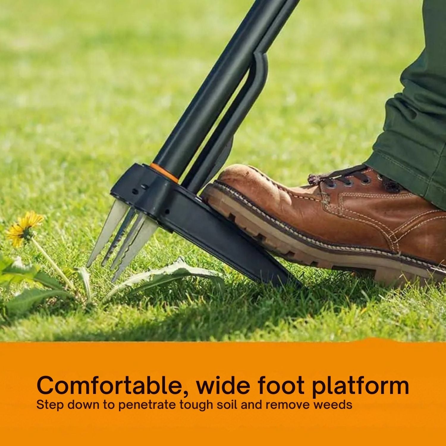 Long Handle Manual Weed Puller – Ergonomic Grip & Eject System