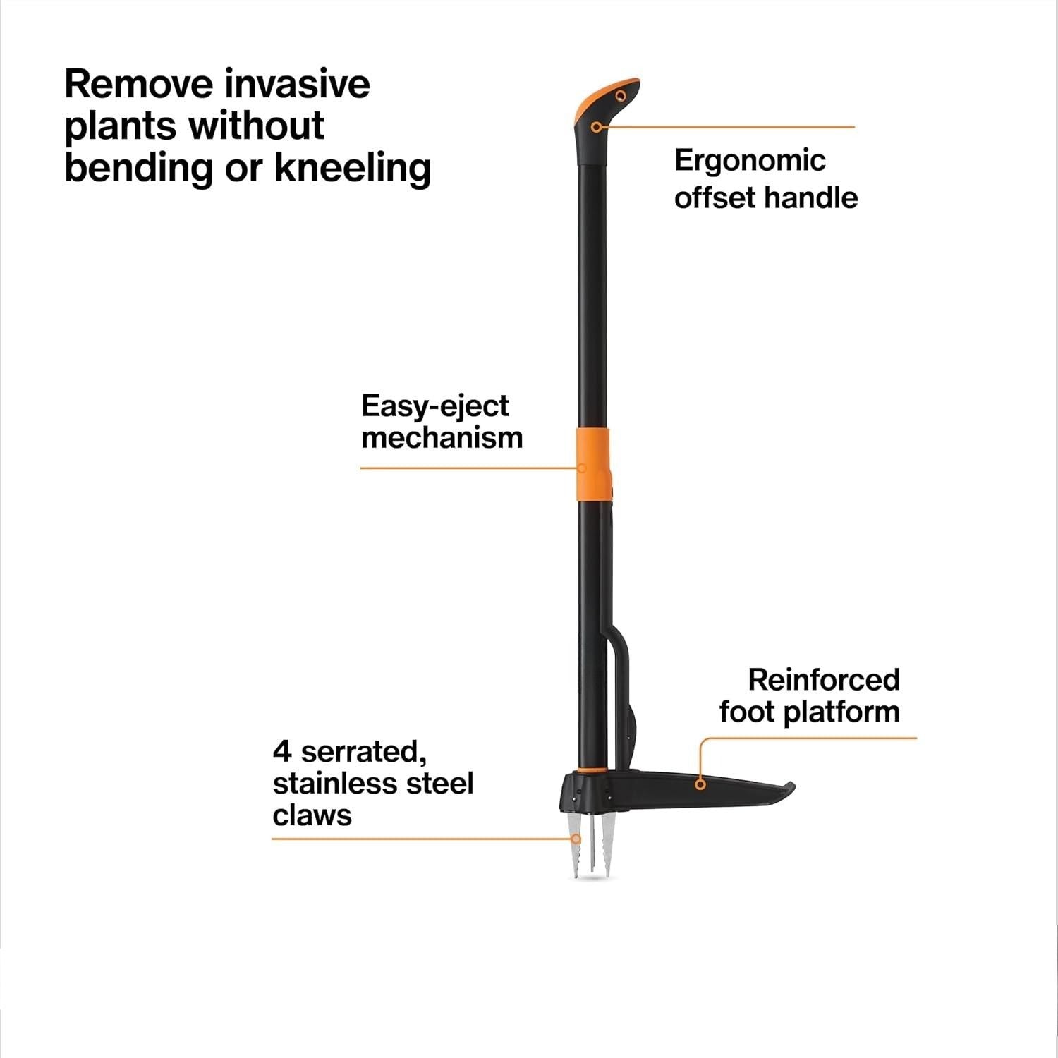Long Handle Manual Weed Puller – Ergonomic Grip & Eject System