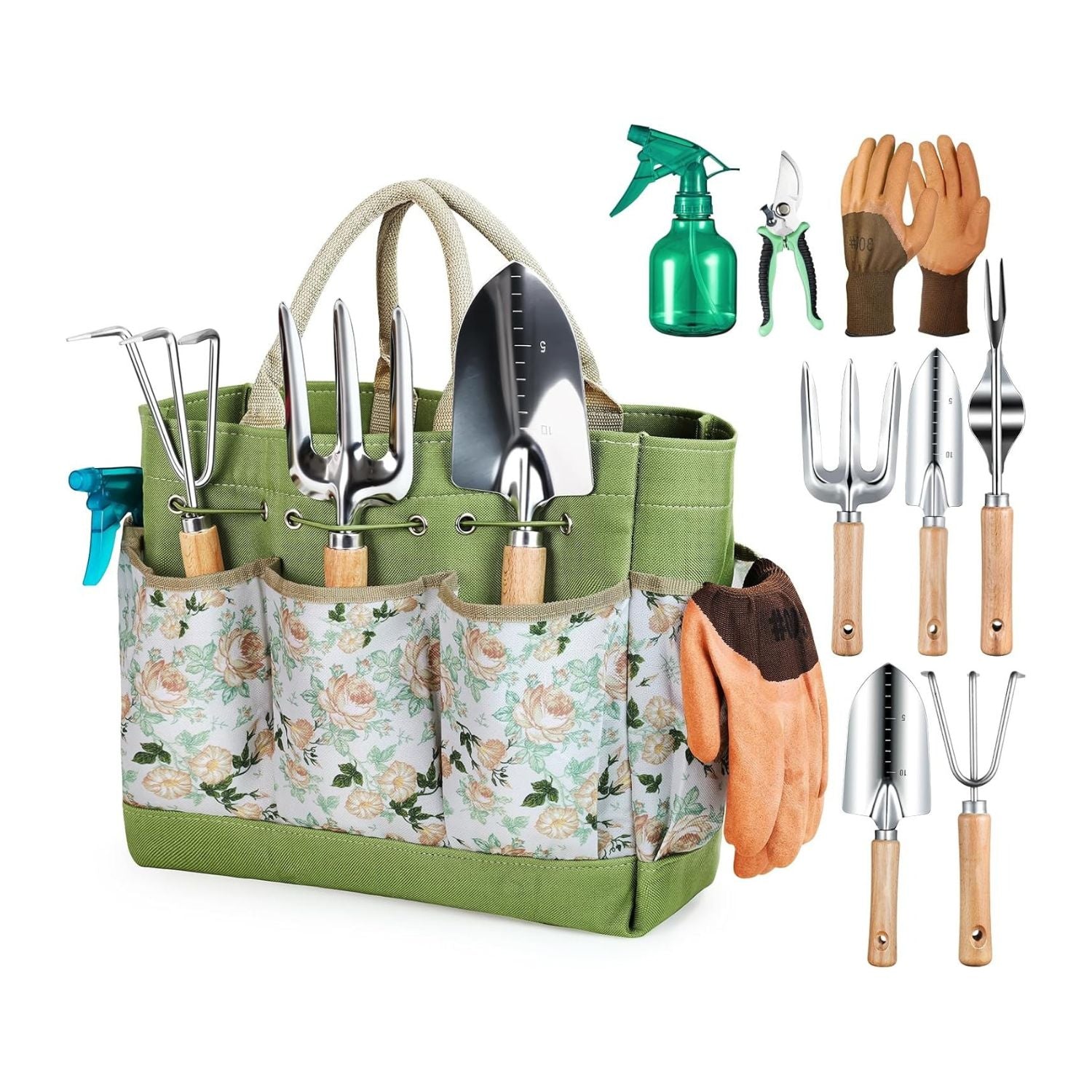 Premium Stainless Steel Gardening Tools Set - Easy Gardening & Rustproof
