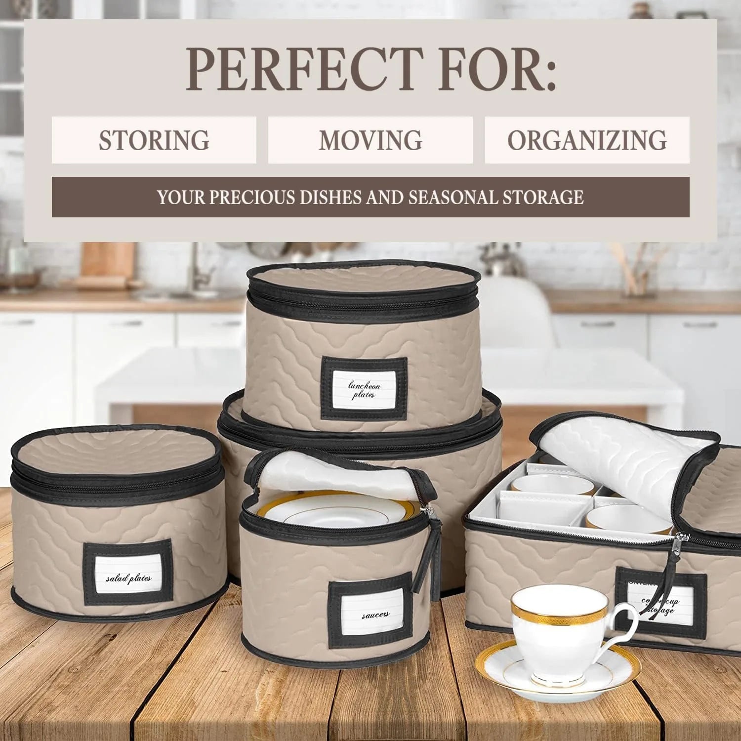 Protective Dinnerware Storage Boxes –  Dishes, Bowls & Cups