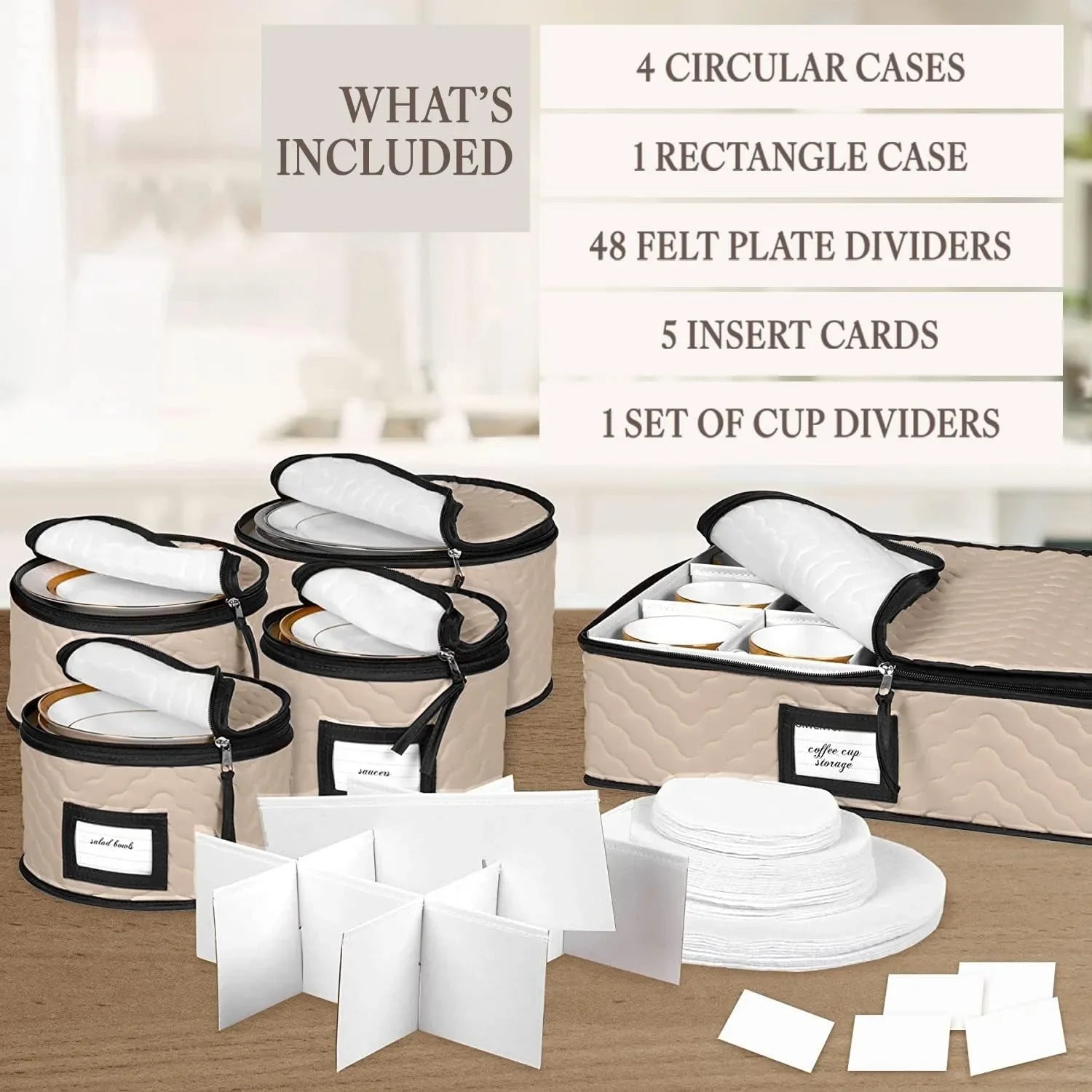 Protective Dinnerware Storage Boxes –  Dishes, Bowls & Cups