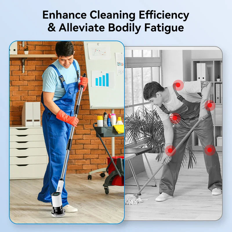 Cordless Spin Scrubber - Floor, Tile & Tub Cleaning