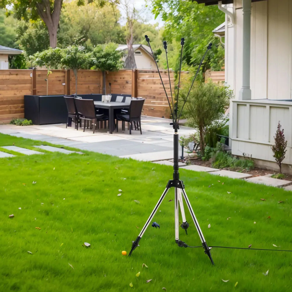 Adjustable Tripod Misting System - Ideal for Decks, Lawns & Camping