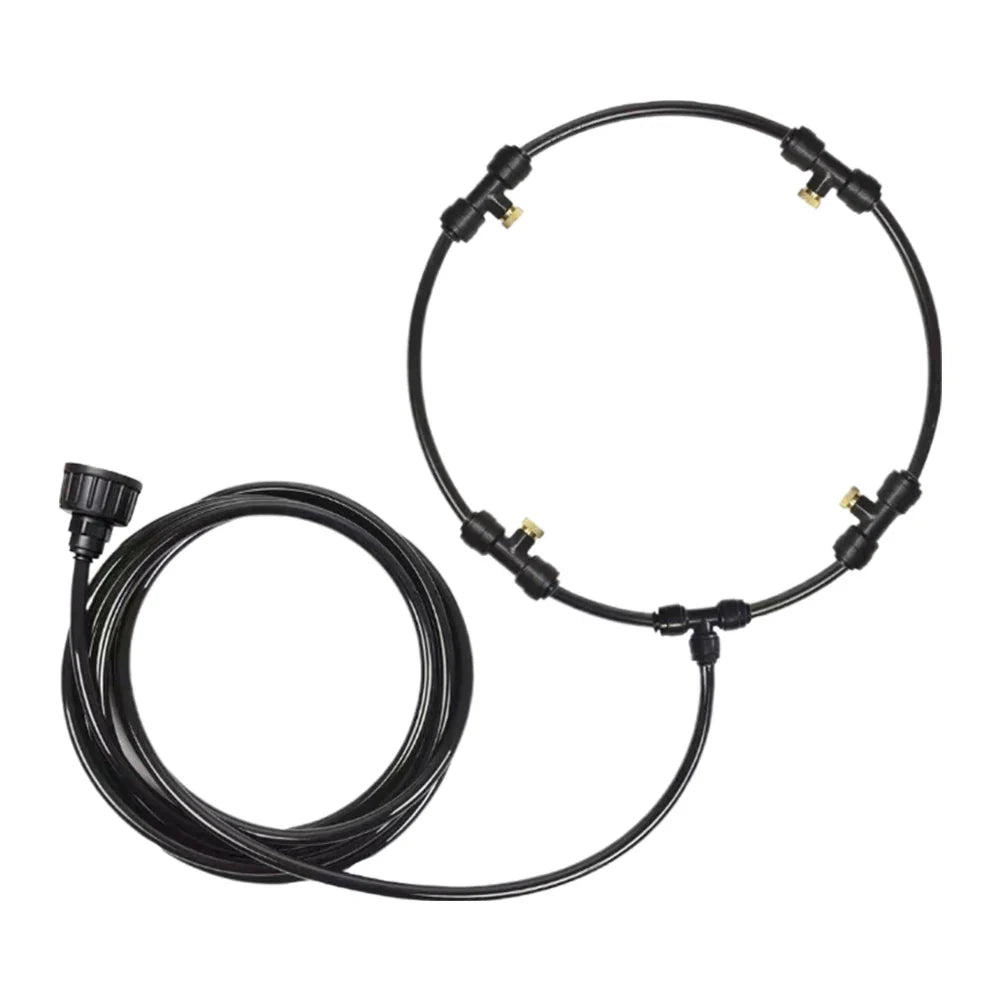Eco-Friendly Misting Fan Ring - Outdoor Relaxation & Comfort
