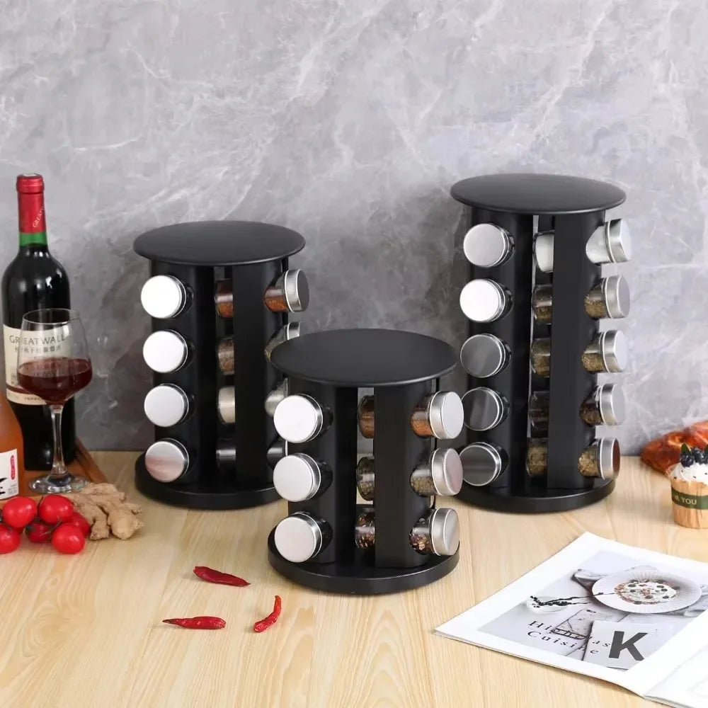 Stylish Kitchen Spice Holder - Sleek & Durable