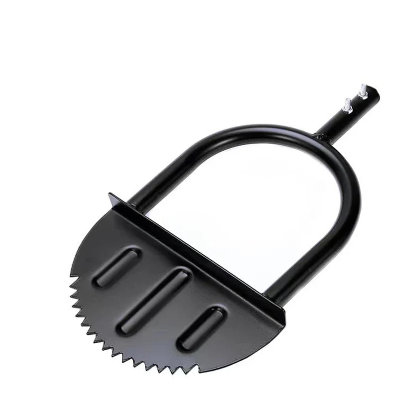 Serrated Half Moon Lawn Edger - Grass Cutter for Garden, Sidewalk, Flower Beds