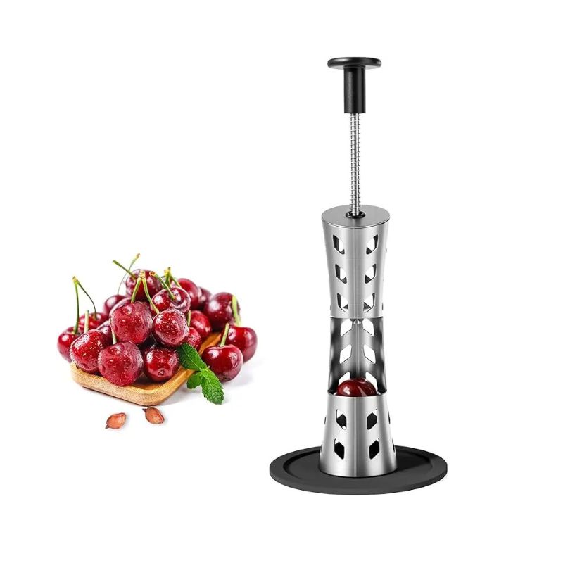 Stainless Steel Cherry Pitter – Quick, Safe, Durable Design