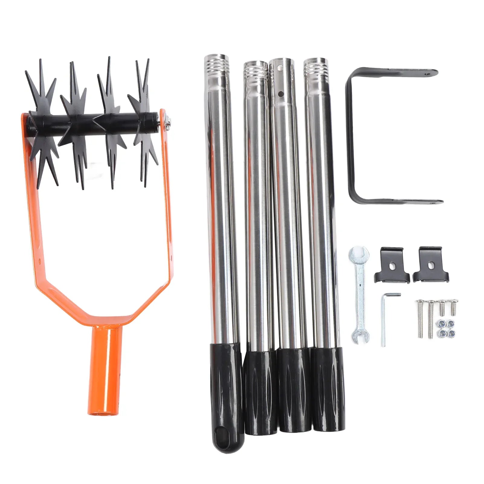 Stainless Steel Garden Hand Tiller – 4 Gear Adjustable Cultivator