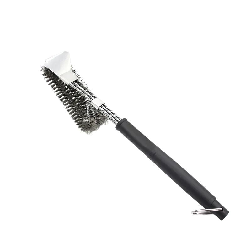Stainless Steel Grill Brush & Scraper – BBQ Cleaner for All Grills