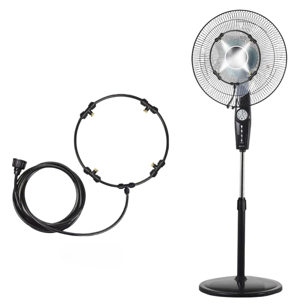 Eco-Friendly Misting Fan Ring - Outdoor Relaxation & Comfort