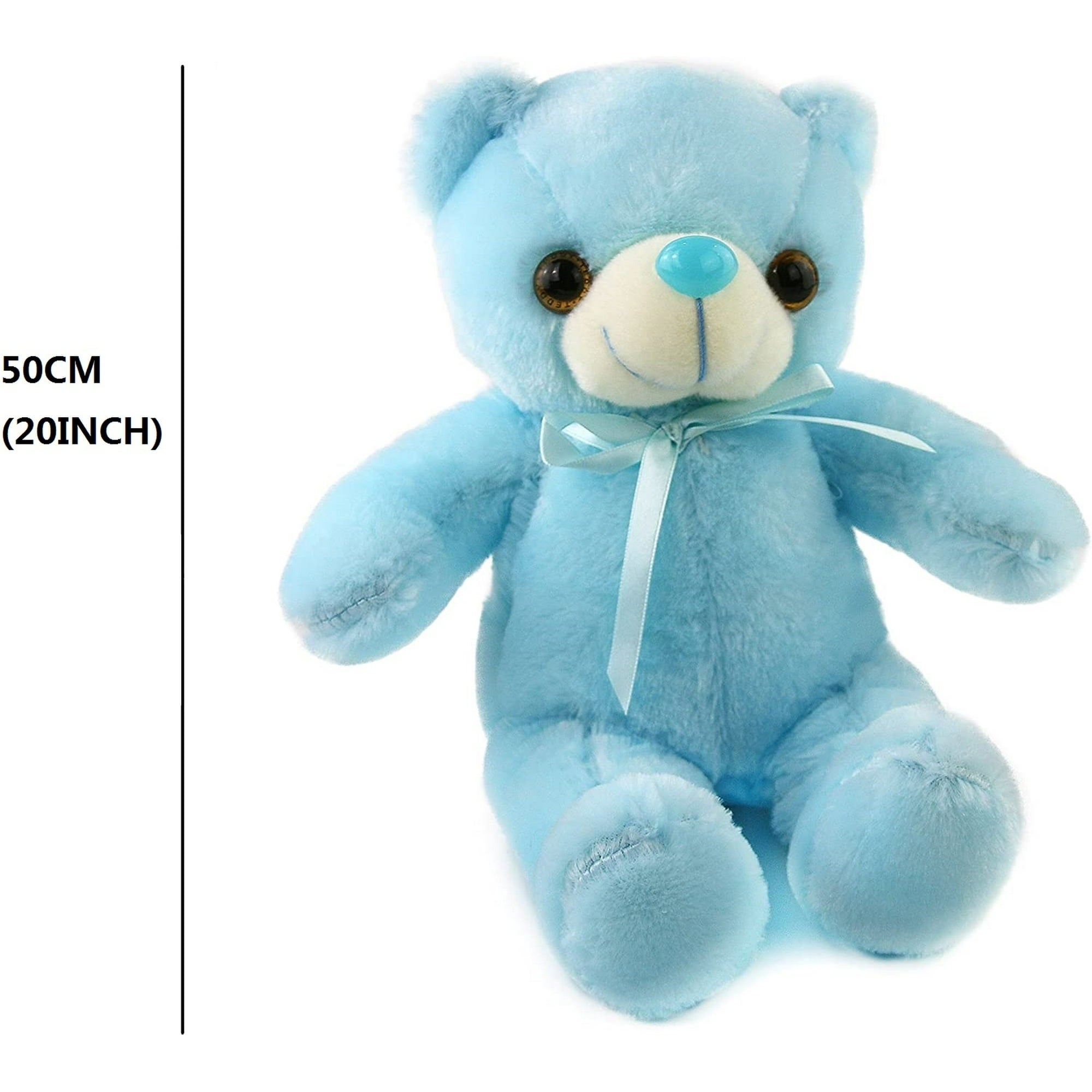 LED Glowing Teddy Bear Plush 20" – Colorful Light-Up Stuffed Toy for Kids