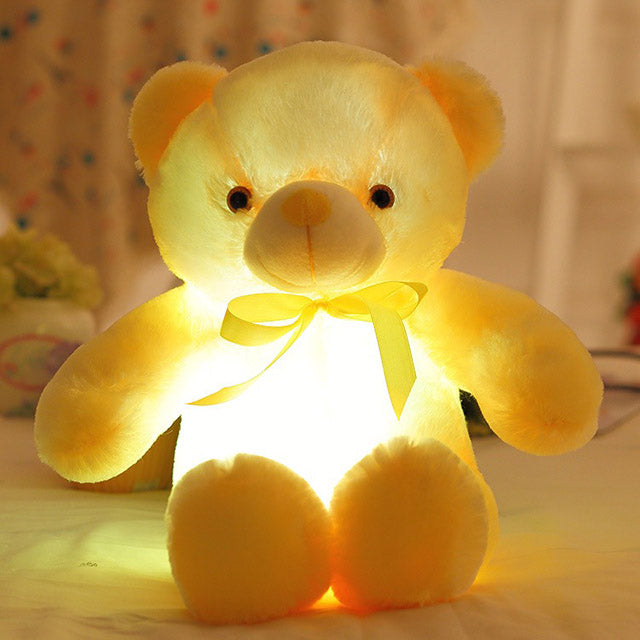 LED Glowing Teddy Bear Plush 20" – Colorful Light-Up Stuffed Toy for Kids