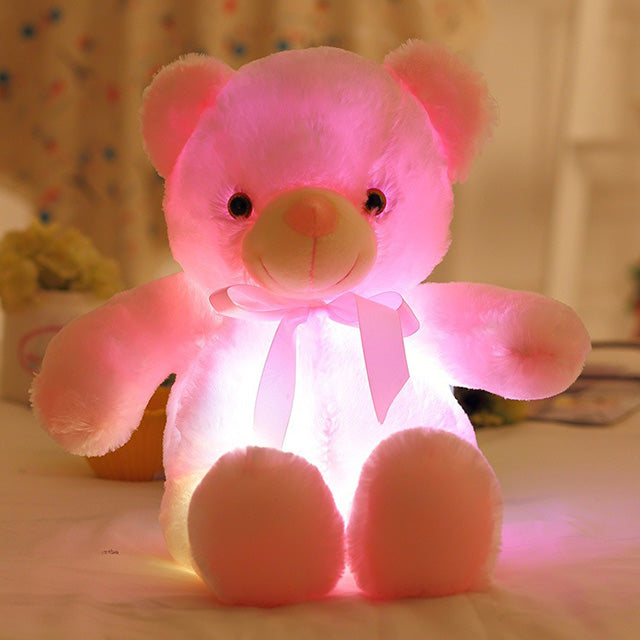 LED Glowing Teddy Bear Plush 20" – Colorful Light-Up Stuffed Toy for Kids