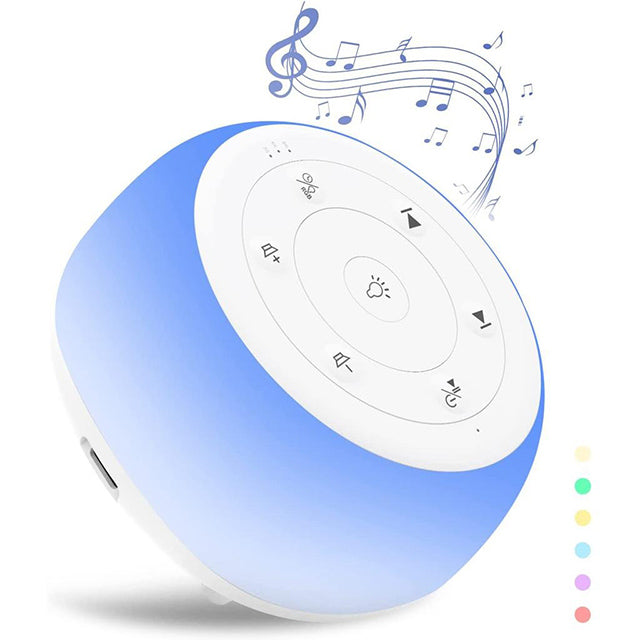 White Noise Machine with 34 Sounds & 7-Color Light – Portable Sleep Aid