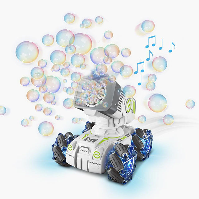 RC Bubble Car Toy – Mega Bubble Blaster with Remote Control