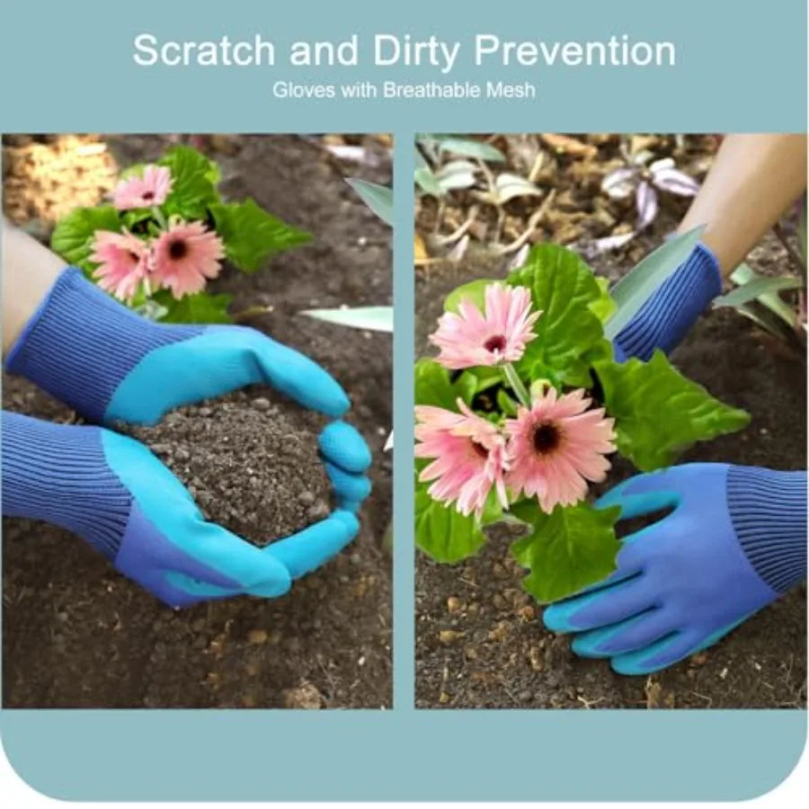7-Piece Garden Tools with Storage Bag  – Ergonomic Handles & Strong