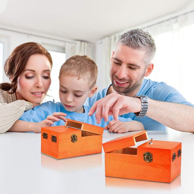 Wooden Useless Box Toy – Fun Surprise Gift for Kids & Adult