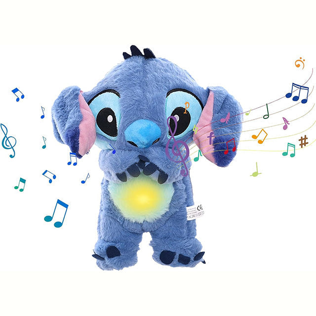 Soothing Stitch Plush with Realistic Breathing & Soft Lullaby