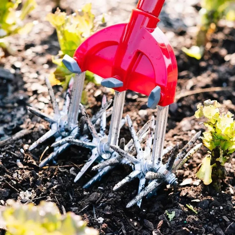 Adjustable Garden Cultivator – Long Handle, Rust-Proof & Easy Weed Removal