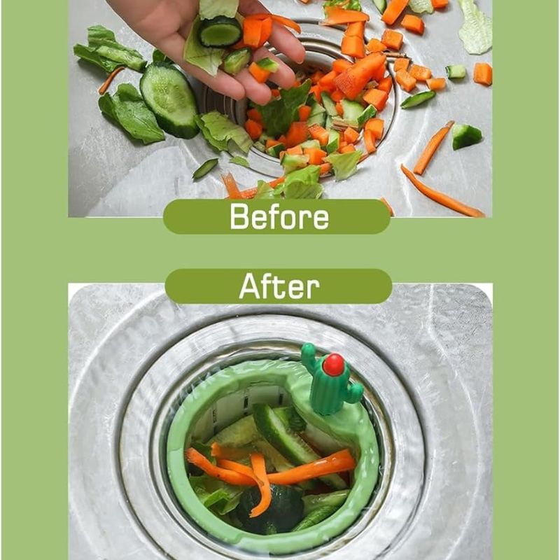 Automatic Sink Strainer Basket – Anti-Clog Kitchen Filter