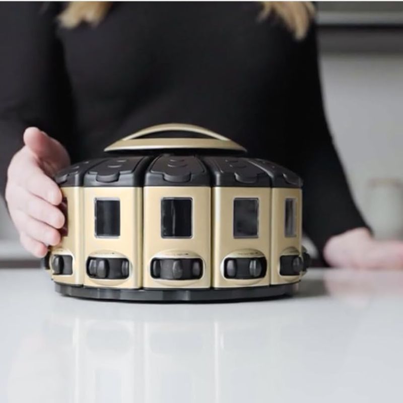 Automatic Spice Box - with Built In Digital Scale