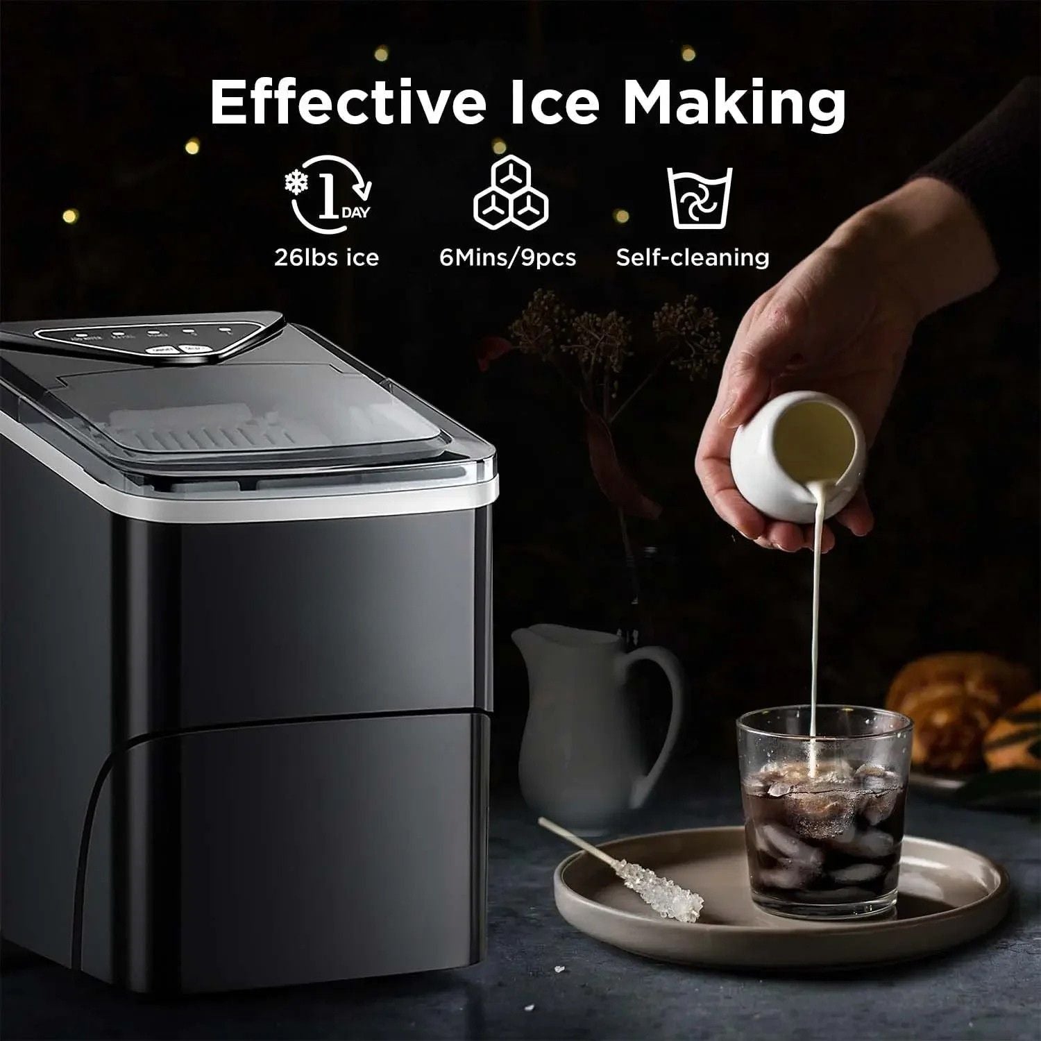 Compact Ice Maker – Quiet, Fast & Easy to Use