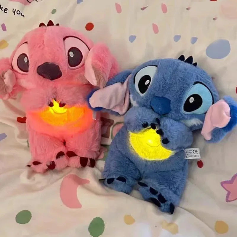 Soothing Stitch Plush with Realistic Breathing & Soft Lullaby