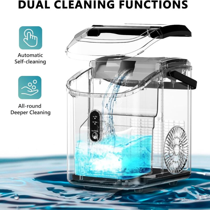 Portable Ice Maker - Fast & Compact Design