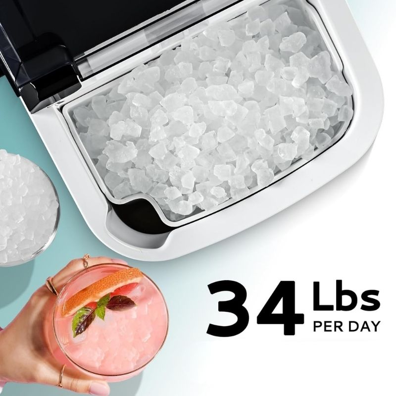 Portable Ice Maker - Fast & Compact Design