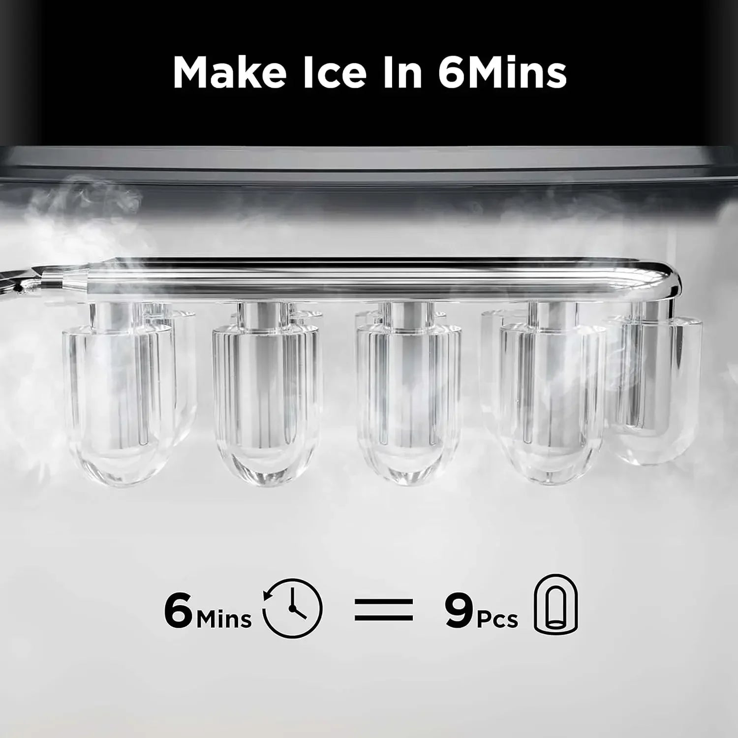 Compact Ice Maker – Quiet, Fast & Easy to Use