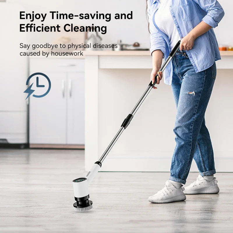 Cordless Spin Scrubber - Floor, Tile & Tub Cleaning
