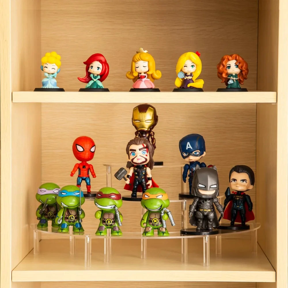 3 Tier Acrylic Display Risers – 2-Pack Cupcake & Figure Organizer