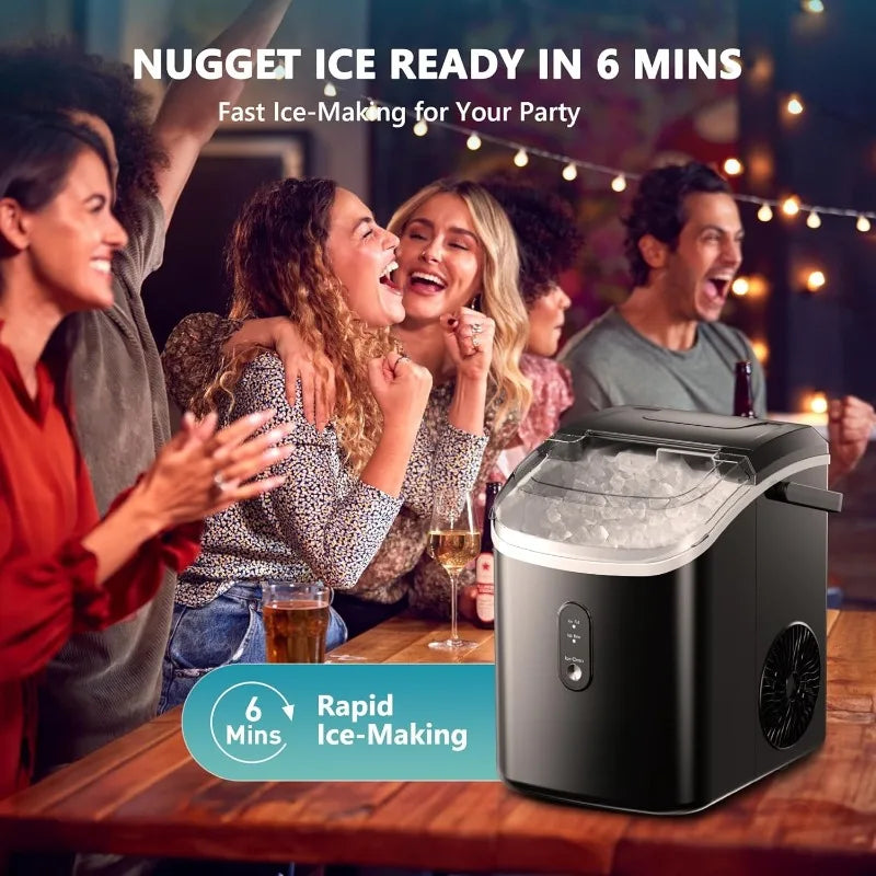Portable Ice Maker - Fast & Compact Design